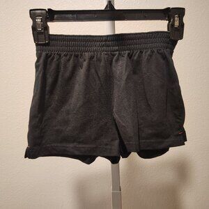 SO Junior's Athletic Louge Pull On Shorts Size XS Cotton Polyester Black